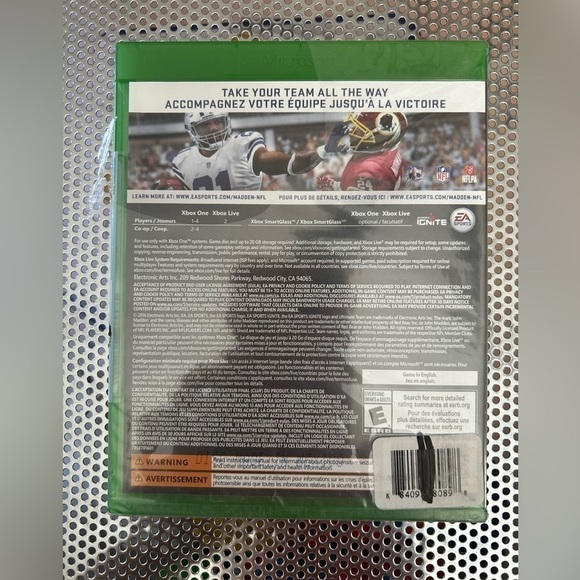 New~sealed~madden NFL 17 ~Standard Edition~Xbox One~Official NFL Seal - Picture 2 of 2